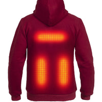 Uppvärmda Hoodie PRO | Herr - Bourgogne