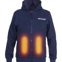 Uppvärmda Hoodie PRO | Herr - Marinblå