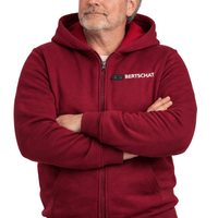 Uppvärmd huvtröja - herr | ”Dual Heating” - Bourgogne