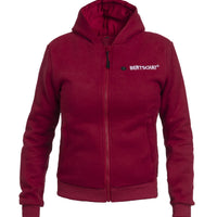 Uppvärmda Hoodie PRO | Dam - Bourgogne