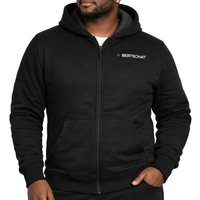 Uppvärmda Hoodie PRO |  Herr - Svart