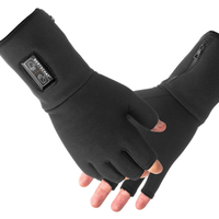 Uppvärmda Fingerlösa Innerhandskar – Dual Heating