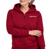 Uppvärmda Hoodie PRO |  Dam - Bourgogne