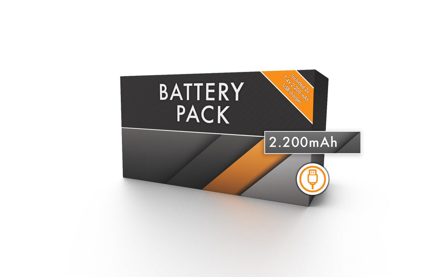 Extra batteripaket 2 200 mAh - USB